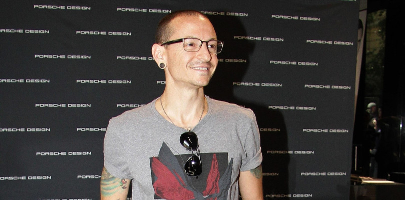 Linkin Park - Chester Bennington at Porsche Design Store in Milan 06/10/2014 