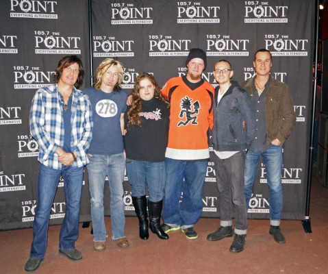 Linkin Park - Chester Bennington with STP in Sauget, Illinois 12/11/2013