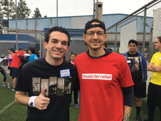 Linkin Park - Chester Bennington at Sweat for a Cause 12/11/2016