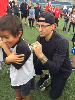 Linkin Park - Chester Bennington at Sweat for a Cause 12/11/2016