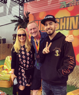 Linkin Park - Mike Shinoda at Weenie Roast KROQ in Los Angeles 05/12/2018 