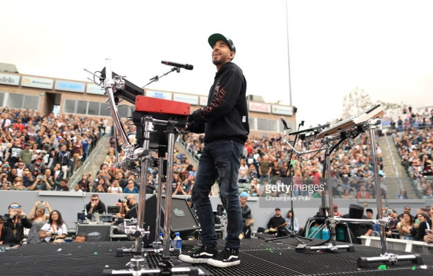 Linkin Park - Mike Shinoda at Weenie Roast KROQ in Los Angeles 05/12/2018