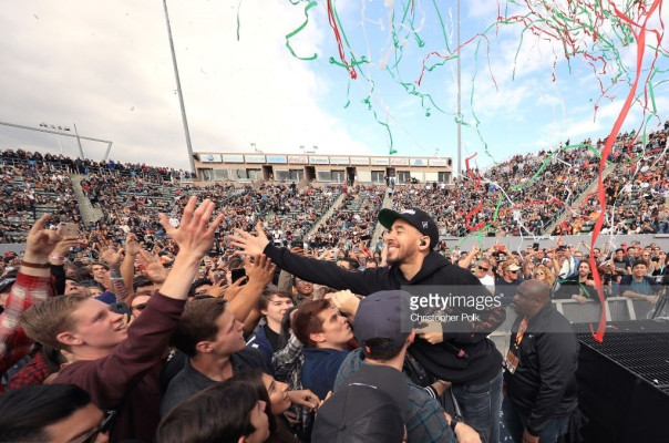 Linkin Park - Mike Shinoda at Weenie Roast KROQ in Los Angeles 05/12/2018