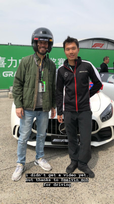Linkin Park - Mike Shinoda at The Formel1 in Shanghai 04/13/2019