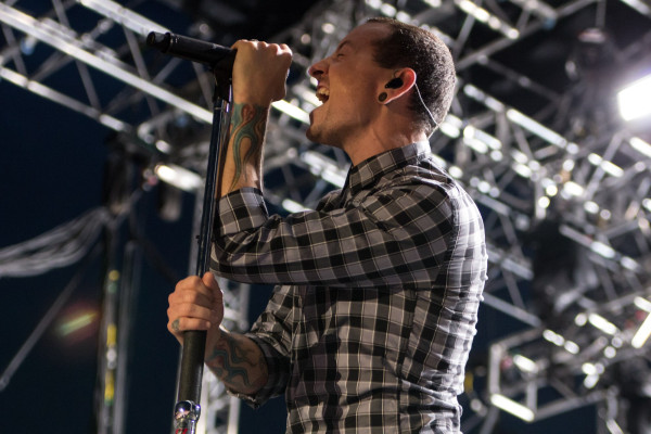 Linkin Park - Chester Bennington at STP Fall US Tour in Oklahoma City 09/13/2013