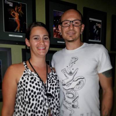 Linkin Park - Chester Bennington at Let It Die E3 in LA 06/14/2016