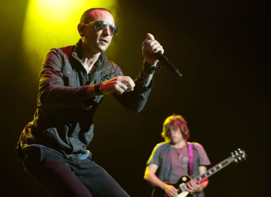 Linkin Park - Chester Bennington at STP Tour in Camden 05/16/2015