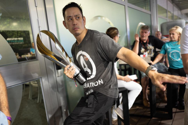 Linkin Park - Joe Hahn at Formula 1 Grand Prix in Singapore 09/16/2018