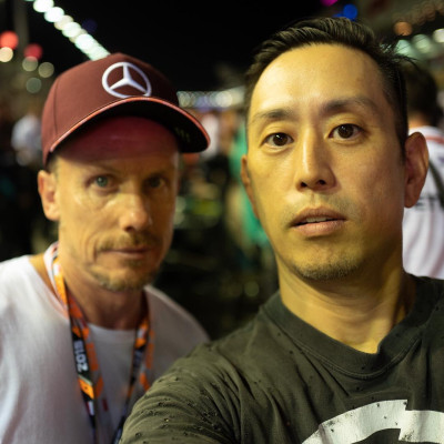 Linkin Park - Joe Hahn at Formula 1 Grand Prix in Singapore 09/16/2018