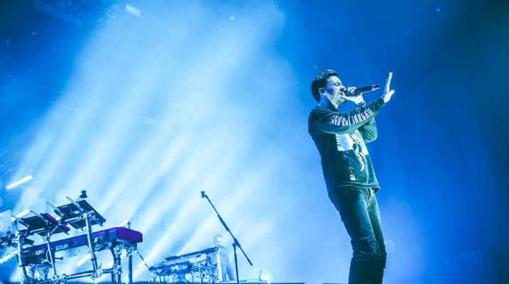 Linkin Park - Mike Shinoda at Post Traumatic European Tour in Prague 03/19/2019