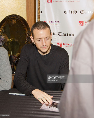 Linkin Park - Autograph signing at Club Tattoo in Las Vegas 02/19/2011