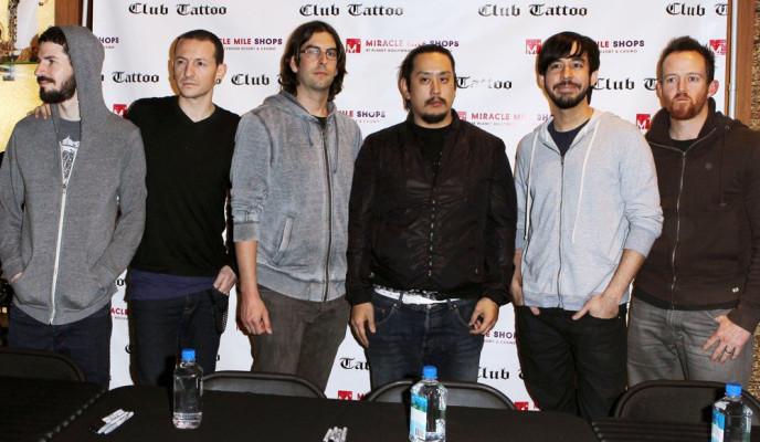 Linkin Park - Autograph signing at Club Tattoo in Las Vegas 02/19/2011
