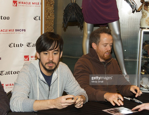 Linkin Park - Autograph signing at Club Tattoo in Las Vegas 02/19/2011