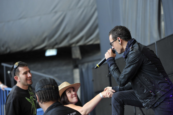 Linkin Park - Chester Bennington at Live 105 BFD in Mountain View, CA 05/19/2013