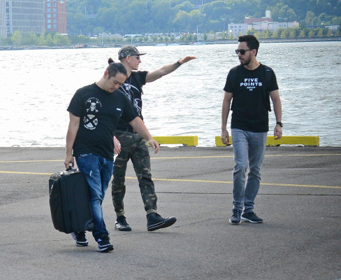 Linkin Park - VIP Heliport in New York (2014)
