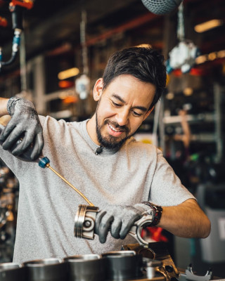 Linkin Park - Mike Shinoda at MercedesAMG in Affalterbach (2019)