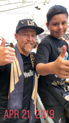 Linkin Park - Dave Farrell at LAFC in Los Angeles 04/21/2019
