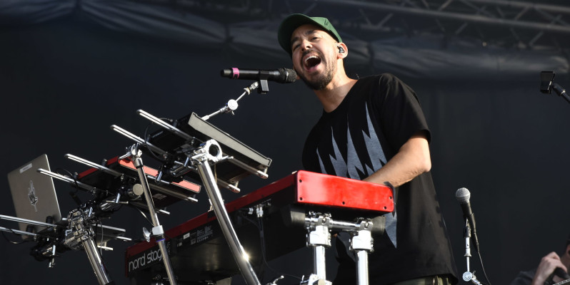 Linkin Park - Mike Shinoda at Rock en Seine in Paris 08/24/2018