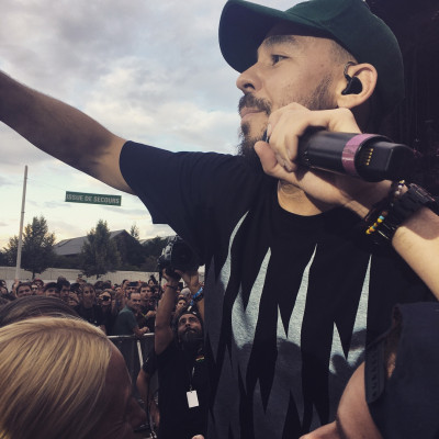 Linkin Park - Mike Shinoda at Rock en Seine in Paris 08/24/2018