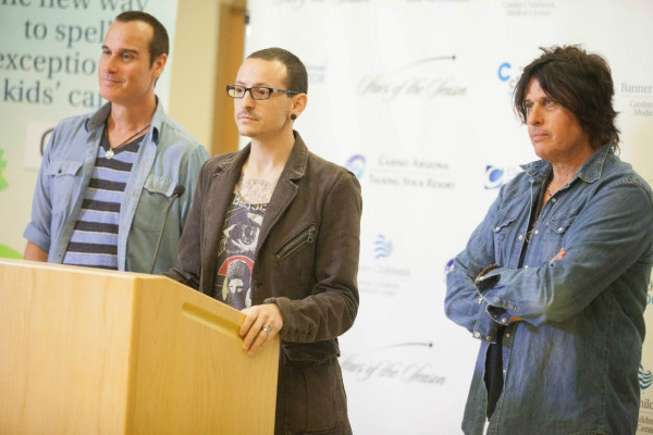 Linkin Park - Chester Bennington at Cardon Childrens Medical Center 10/25/2013