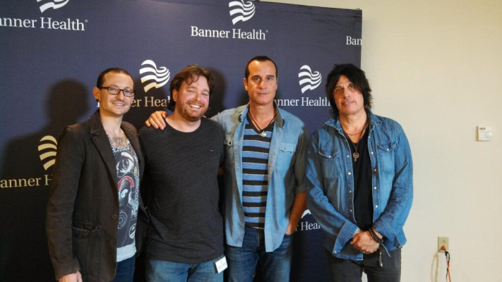 Linkin Park - Chester Bennington at Cardon Childrens Medical Center 10/25/2013