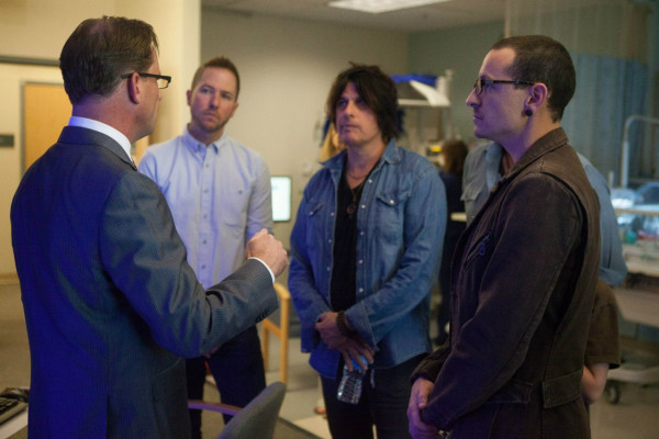 Linkin Park - Chester Bennington at Cardon Childrens Medical Center 10/25/2013
