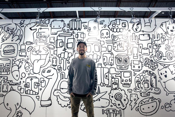 Linkin Park - Mike Shinoda at Pop Art Photo Show in Santa Monica 09/27/2018