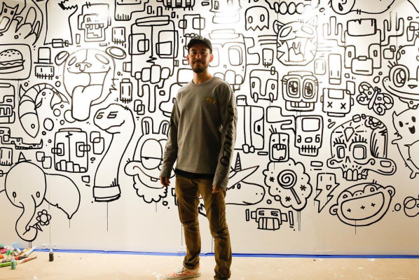 Linkin Park - Mike Shinoda at Pop Art Photo Show in Santa Monica 09/27/2018