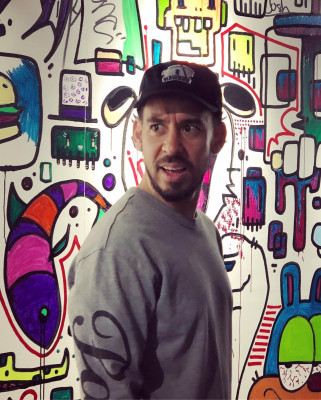 Linkin Park - Mike Shinoda at Pop Art Photo Show in Santa Monica 09/27/2018