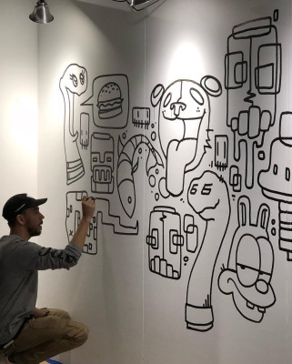 Linkin Park - Mike Shinoda at Pop Art Photo Show in Santa Monica 09/27/2018