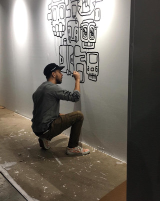 Linkin Park - Mike Shinoda at Pop Art Photo Show in Santa Monica 09/27/2018