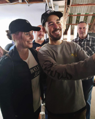 Linkin Park - Mike Shinoda at Pop Art Photo Show in Santa Monica 09/27/2018