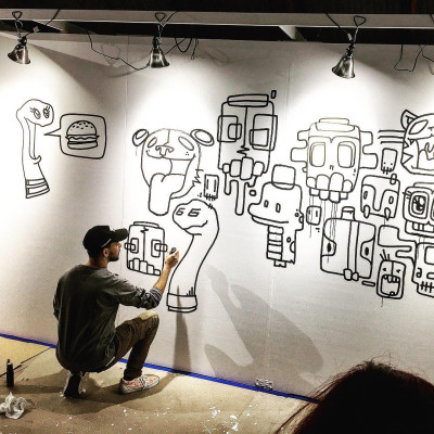 Linkin Park - Mike Shinoda at Pop Art Photo Show in Santa Monica 09/27/2018