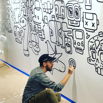 Linkin Park - Mike Shinoda at Pop Art Photo Show in Santa Monica 09/27/2018