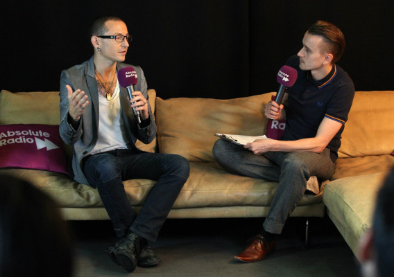 Linkin Park - Chester Bennington at Absolute Radio in London 05/29/2012