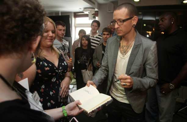 Linkin Park - Chester Bennington at Absolute Radio in London 05/29/2012