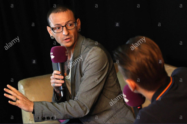 Linkin Park - Chester Bennington at Absolute Radio in London 05/29/2012