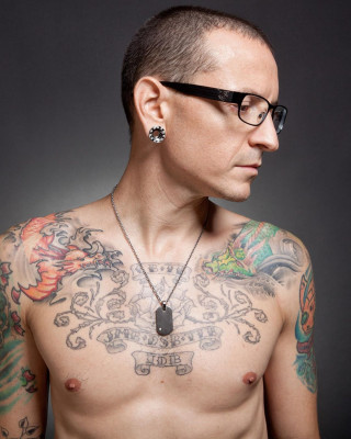 Linkin Park - Chester Bennington by Paul Harries for Kerrang! Magazine 05/29/12