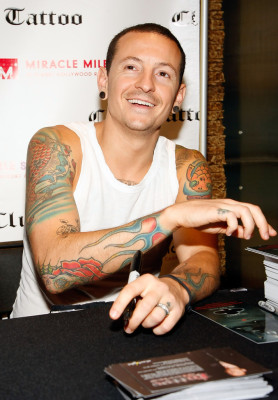 Linkin Park - Chester Bennington opening Club Tattoo in Las Vegas 07/04/2009