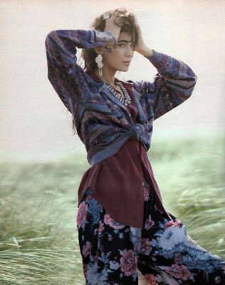 Lisa Barbuscia ~ COSMOPOLITAN UK Jan 1989 by JEAN-PIERRE MASCLAT