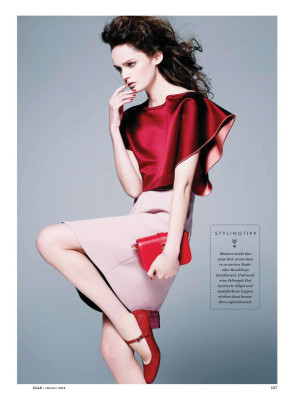 Lisa Cant for Elle Germany October 2014