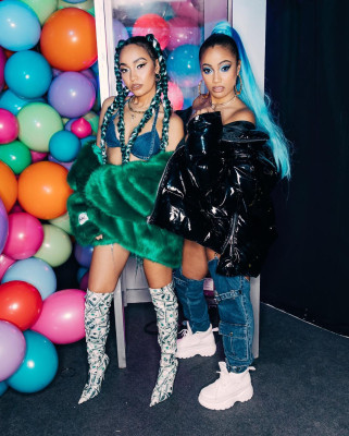 Little Mix - Leigh-Anne Pinnock at Leigh And Andres Block Party 12/31/2018