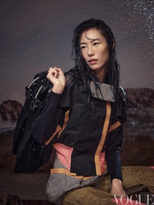 Liu Wen ~ Vogue China April 2025 by Sean+Seng