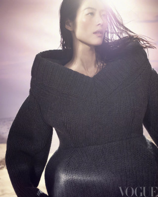 Liu Wen for Vogue China April 2025 by Sean+Seng