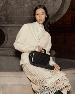 Liu Wen for Rimowa FW 2024 by Louise & Maria Thornfeldt