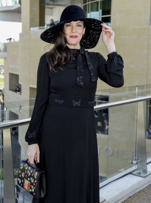 Liv Tyler - at Cheltenham festival on ladies day 2017