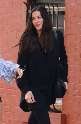 LIV TYLER Out and About in New York 08/20/2017 