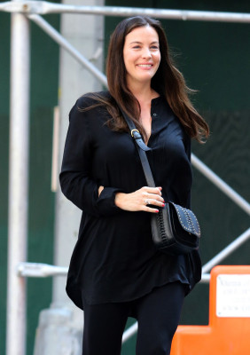 LIV TYLER Out and About in New York 08/20/2017 