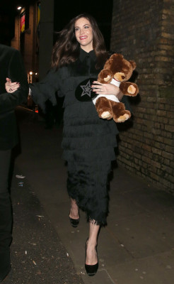 LIV TYLER Night Out in London 02/21/2017