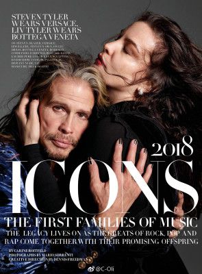 Liv Tyler &amp; Steven Tyler – Harper&#039;s Bazaar UK